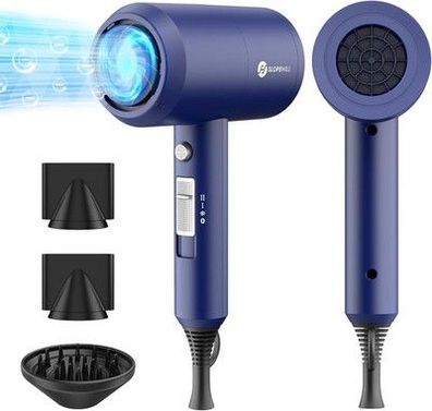 Slopehill Ionen Föhn AC Motor 1800W Haartrockner, Schnelltrocknen Hair Dryer
