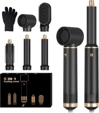 5 in 1 Hairstyler, Airstyler Airbrush Pro 1000 W, 60000RPM Föhnbürste Haarstyler