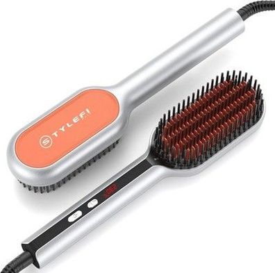 Glätteisen Haarglätter Bürste Kompakte Heizbürste Haarglätter für alle Haartypen