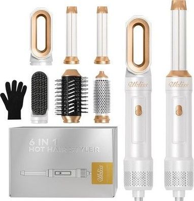 UKLISS Haarstyler 6 in 1, Hair Dryer & Airstyler Set mit Haartrockner, Airluft