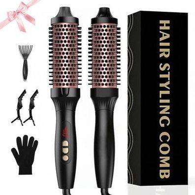 UKLISS Thermobürste Thermal Brush 38mm, Pro Ionische Thermo Rundbürste, Roségold