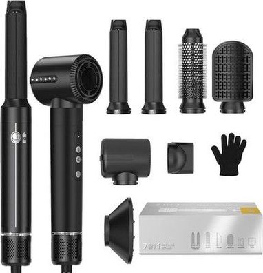 UKLISS 7 in 1 Pro-Hairstyler, Haarstyler & Föhn Set mit 1400 Watt Hair Dryer