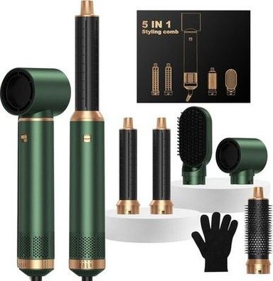 OKWRAP Hair Styler Set Stylingbürsten Hairstyler 5 in 1 Haarstyler, Airstyler