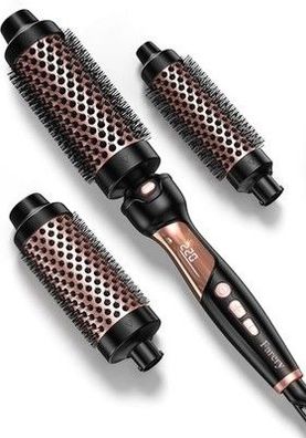 Farery Lockenstab Thermal Brush, 9 Temperaturen Heiße Bürsten mit Dual-Spannung
