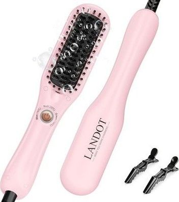 LANDOT Glättbürste Haarglätter Bürste: Glätteisen & Haarbürste Schnelles Glätten
