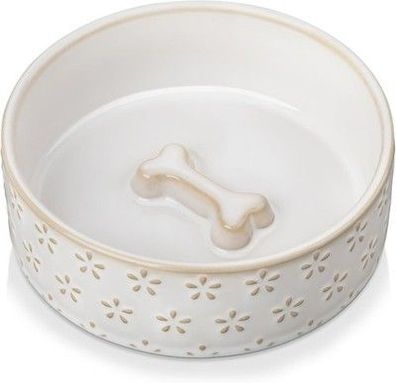 Malacasa Keramik-Haustiernapf, 450 ml oder 1,5 Tassen, Futter-Wassernapf für