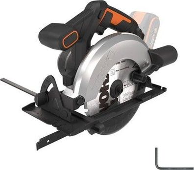 WORX WX526.9 Akku-Kreissäge 20V – 165mm Sägeblatt – 0-50°, ohne Akku & Ladegerät