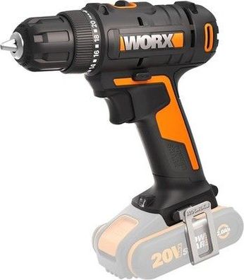 WORX WX100.9 Akku Bohrschrauber 20V – Akkuschrauber, Ohne Akku und Ladegerät