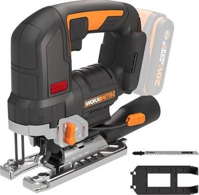 WORX Nitro WX542.9 Akku-Pendelhub-Stichsäge 20V - Bürstenloser Motor - Ohne Akku