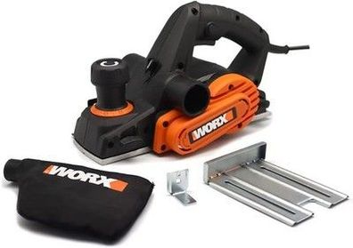 WORX WX615 – leistungsstarker Elektrohobel mit 750W - 82mm Arbeitsbreite, orange