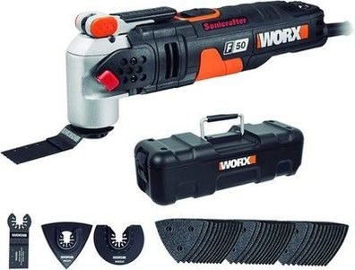 WORX WX681 Sonicrafter F50 Multifunktionswerkzeug 450w – inkl. Adapter & Zubehör