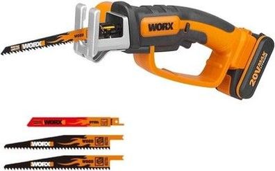 WORX WG894E Quiksaw Akku Allzweck-Handsäge 20V – inklusive Akku & Ladegerät