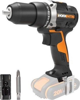 WORX NITRO WX102.9 Akku Bohrschrauber 20V – Bürstenloser Akkuschrauber ohne Akku