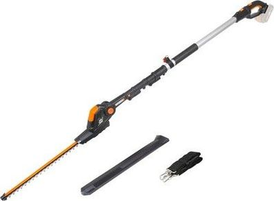 WORX WG252E.9 Akku Teleskop Heckenschere, 1340 / / / /, 45cm Schnittbreite, orange