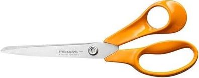 Fiskars Classic Universal-Bastel- & Stoffschere, Rechtshändig, Gesamtlänge: 21cm