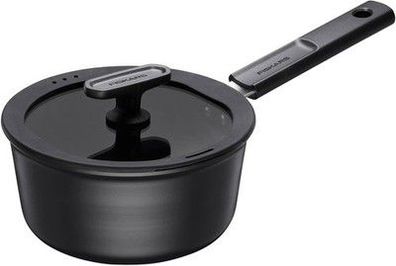 Fiskars Stieltopf mit Deckel, Hard Face, Durchmesser 18 cm, Füllmenge: 1,8 L