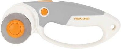 Fiskars Titan-Rollschneider, Rollmesser mit Schlaufengriff, 45 mm, Grau, 1066047