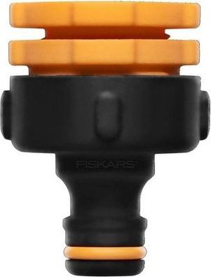 Fiskars Hahnverbinder Multi, Innengewinde verschiedene Wasserhahngrößen, 1027051