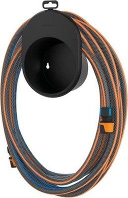 Fiskars Wasserschlauch-Set, Mit 2 Schlauchanschlüssen und Wandhalterung, 1027678