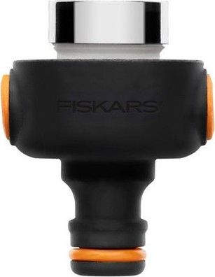 Fiskars Hahnverbinder Innenräume, Universalgröße, 50g, Schwarz/Orange, 1027062