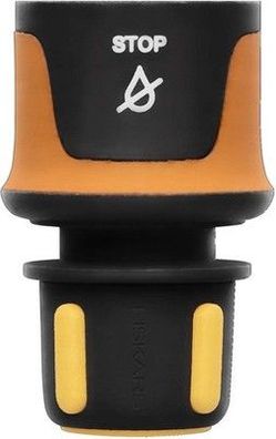 Fiskars Schlauchanschluss, Universalgröße, Ø 9 mm (3/8") SoftGrip-Kontaktpunkte