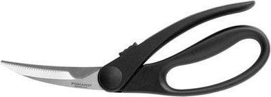 Fiskars Geflügelschere gebogenen Profilklingen, Edelstahl, Länge: 23 cm, 1023819