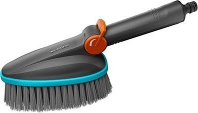 Gardena Cleansystem Handbürste M Soft: Reinigungsbürste mit Schlauchanschluss