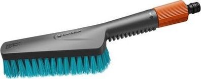 Gardena Cleansystem Handbürste S Hard: Reinigungsbürste mit Schlauchanschluss