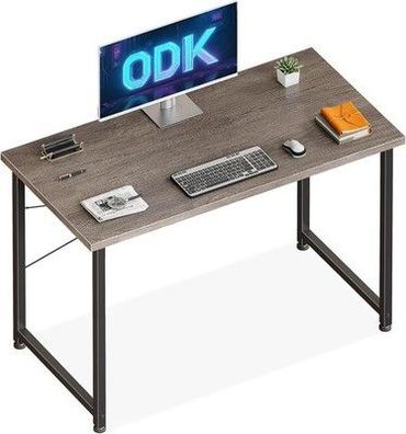 ODK Kleiner Schreibtisch, 100×48cm Computertisch Bürotisch, Schreibtisch Klein