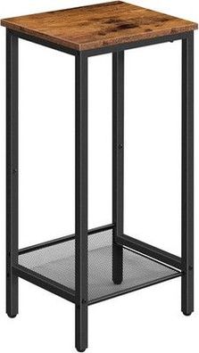 HOOBRO Beistelltisch Hoch, Telefontisch mit Verstellbarer Netzablage, EBF03DH01