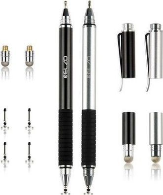 ELZO Tablet Stift 2 Pack 3 in 1 Touchscreen Stift Stylus Touch Pen Eingabestifte