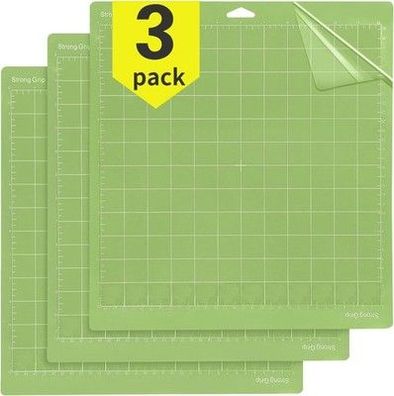 OSDUE Standard Grip Schneidematte, 3x Variety Schneidematten, 30,5 x 30,5 cm