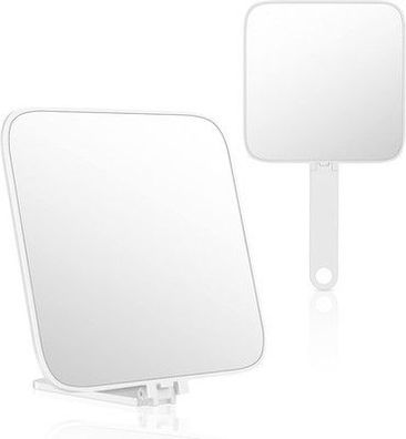 OSDUE Handspiegel, Schminkspiegel mit Griff, Klappbar Stellspiegel Tragbar