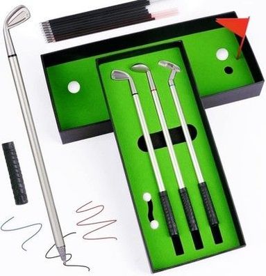 OSDUE Golf Pen Set, Golfstift Geschenke für Männer, Mini Desktop Spiele, Büro