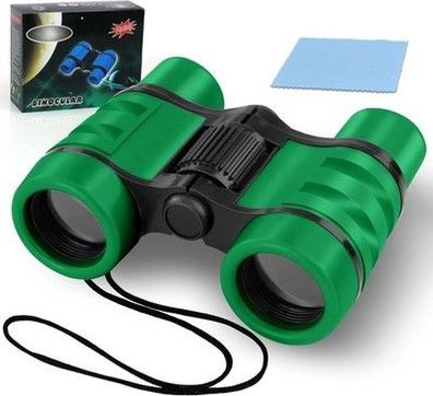 OSDUE Fernglas für Kinder, Spielzeug, Spielzeug, stoßfestes, Jagen, Wandern Grün