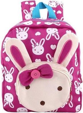 Vicloon Kaninchen Babyrucksack, 3D Niedlicher Kaninchen Kinderrucksack 2-6 Jahre