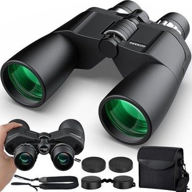 Zoom Fernglas 12-36x50 für Erwachsene, BAK4 & FMC-Vergütung, inklusive Tasche