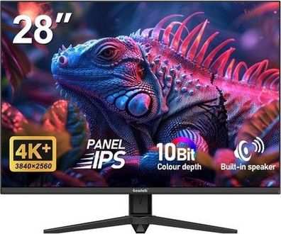 Gawfolk 28 Zoll 4K Gaming Monitor 60HZ IPS PC Bildschirm Lautsprecher 3840x2560p