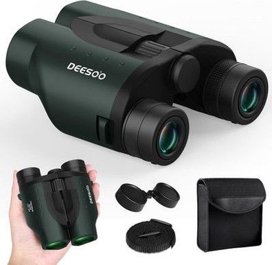 Deesoo 25x32 mm Fernglas Klein für Erwachsene Vogelbeobachtungs Ferngläser Grün