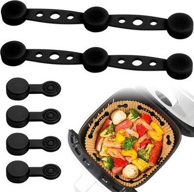 Luftbraten Magnet Silikonschnalle Magnete HeißLuftfritteuse 6 Stk Luftfritteusen