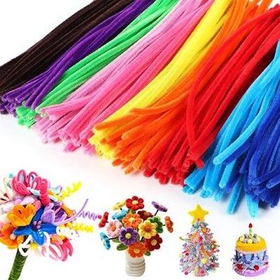 Pfeifenputzer zum Basteln 200 Stk Pfeifenreiniger 30cm Pfeifenreiniger 10 Farben