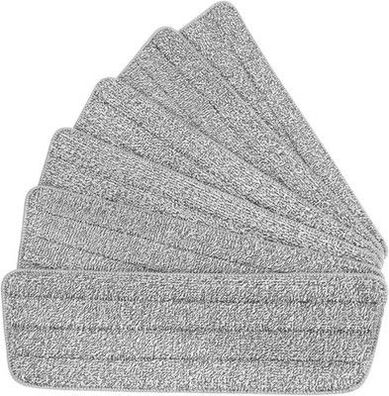 QWORK® 6x Mikrofaser Bodentücher Reinigungspads für Sprühwischer, 43 x 11 cm