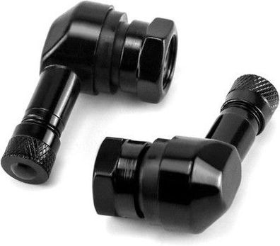 QWORK® Motorrad Winkelventil Alu Eckventil, 90 Grad Metallventile Reifen Ventil