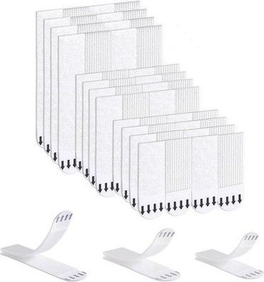 Ainiv Klebestreifen 32 Paar/64 Streifen, Montagestreifen, Selbstklebend Streifen