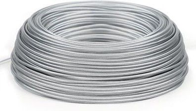 SWAWIS Trimmerfaden Mähfaden 2,4 mm x 60 M Stahldraht Freischneider Faden, Faden