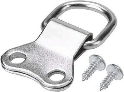 25 Stück D-Ring hängend, borte Bilderrahmen hängend D-Ringe Rahmen Kleiderbügel