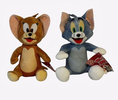 Tom und Jerry Set Plüschfigur Plüsch Figur Kuscheltier Stofffigur 20 cm
