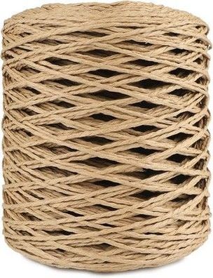 G2PLUS Natürliches Papierkordel 200M x 2 mm, Braun Papierschnur Paketschnur