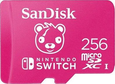 SanDisk microSDXC Karte für Switch 256 GB (Lesen100 MB/s, Schreiben 90 MB/s)