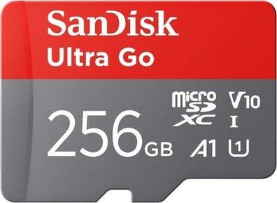 Sandisk 64 GB Ultra Go Micro SDXC Speicherkarte + SD Adapter (A1, Full HD Video)